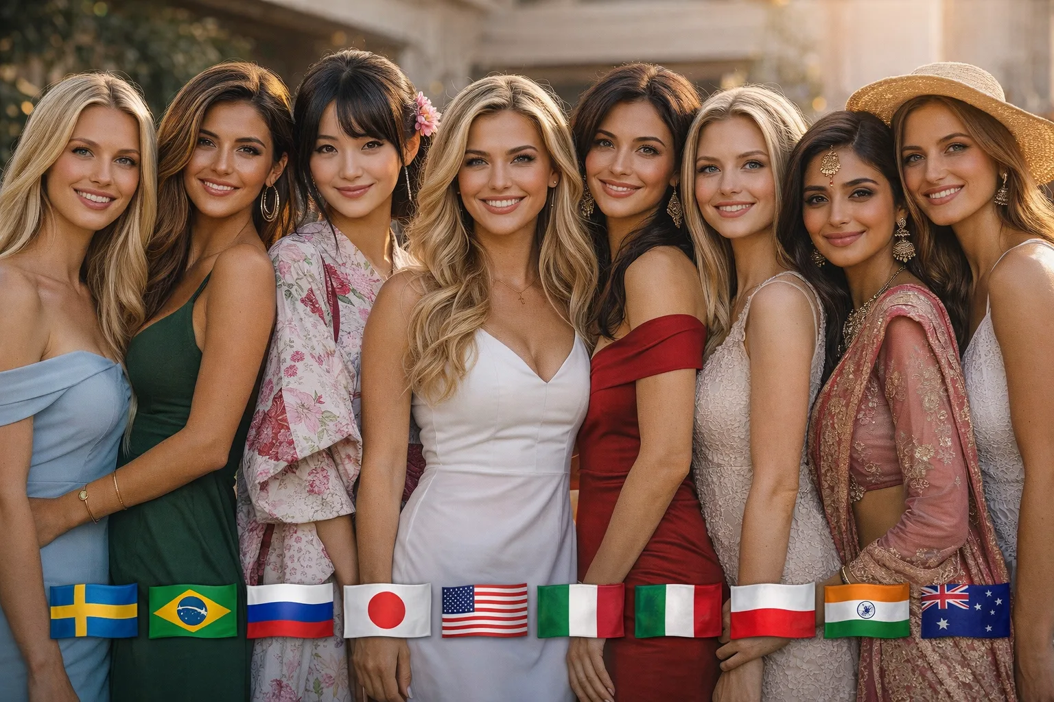 أجمل 10 دول في العالم من حيث جمال النساء