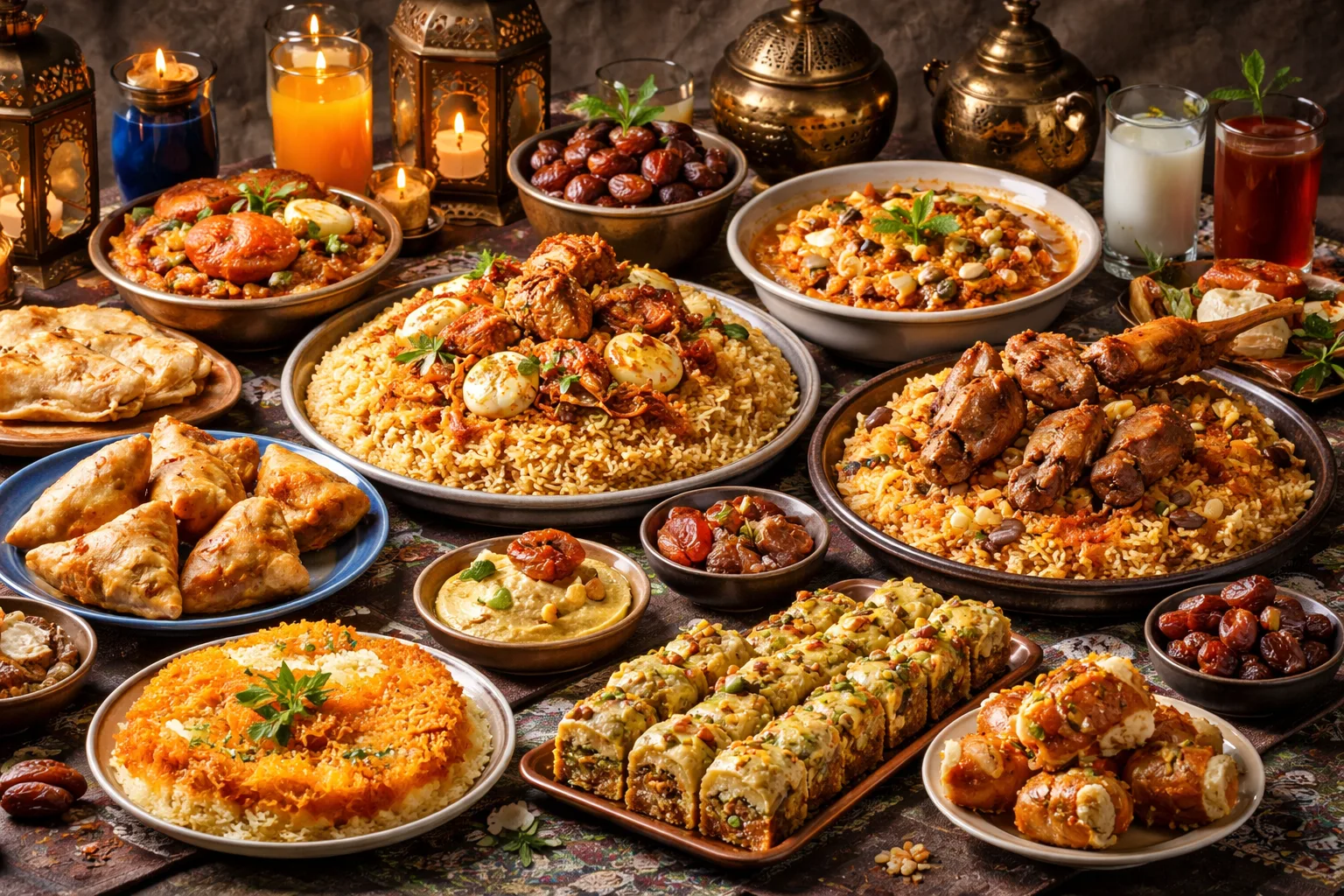أشهر المأكولات الرمضانية لعام 2026 حول العالم