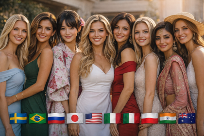 أجمل 10 دول من حيث جمال النساء: